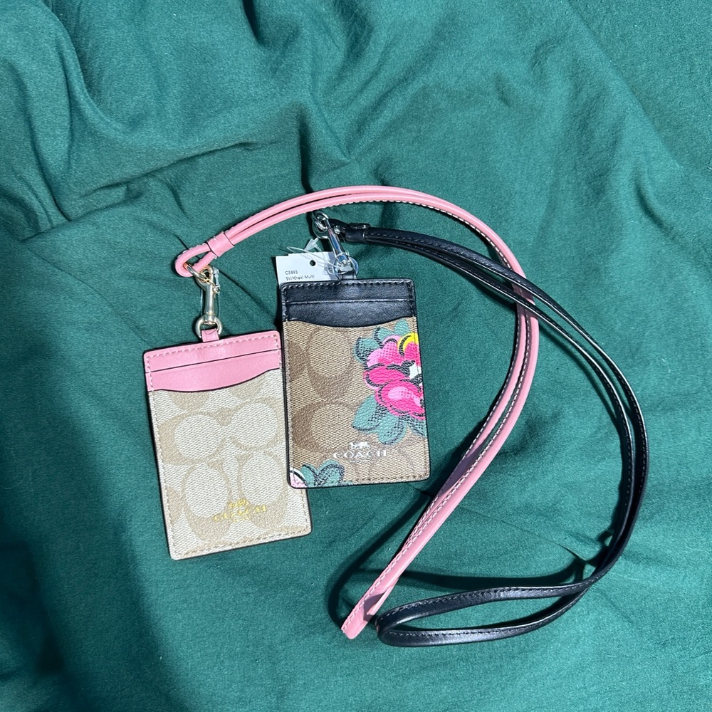 Coach ID/card lanyard